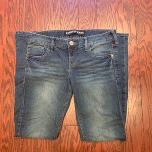 Express Stella Skinny Low Rise Jeans SZ 2 Short